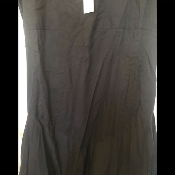 Black Cotton Dress with Slip - Picture 8 of 14